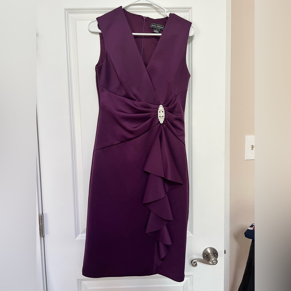 Deep Purple Jessica Howard Dress-Size 6. Worn once.
